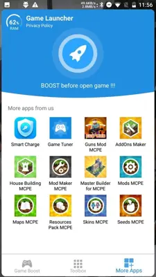 Game Launcher Tuner for Boosting Performance android App screenshot 2